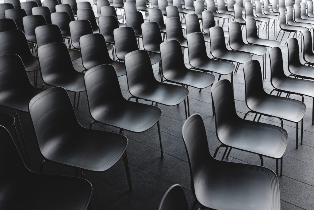 Chairs at conference